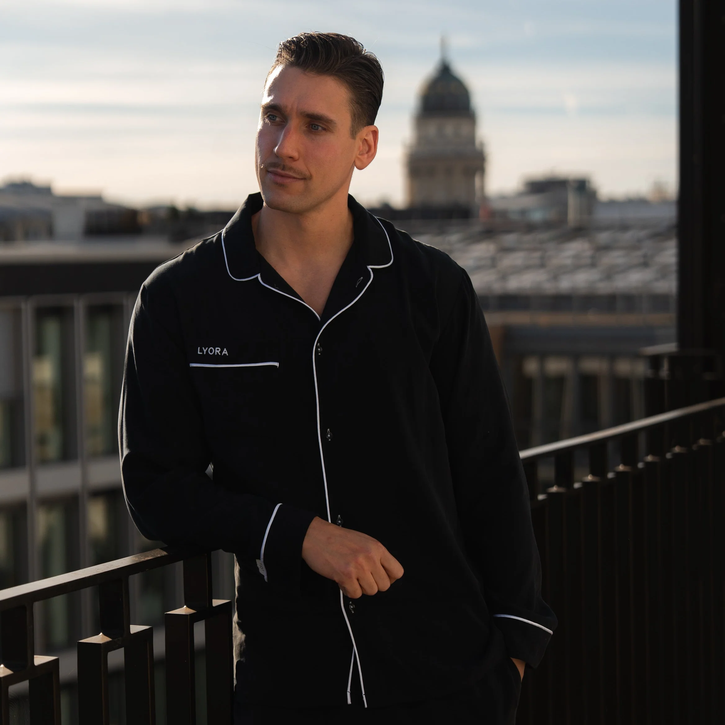 LYORA Pyjama Oberteil Herren - Image 4